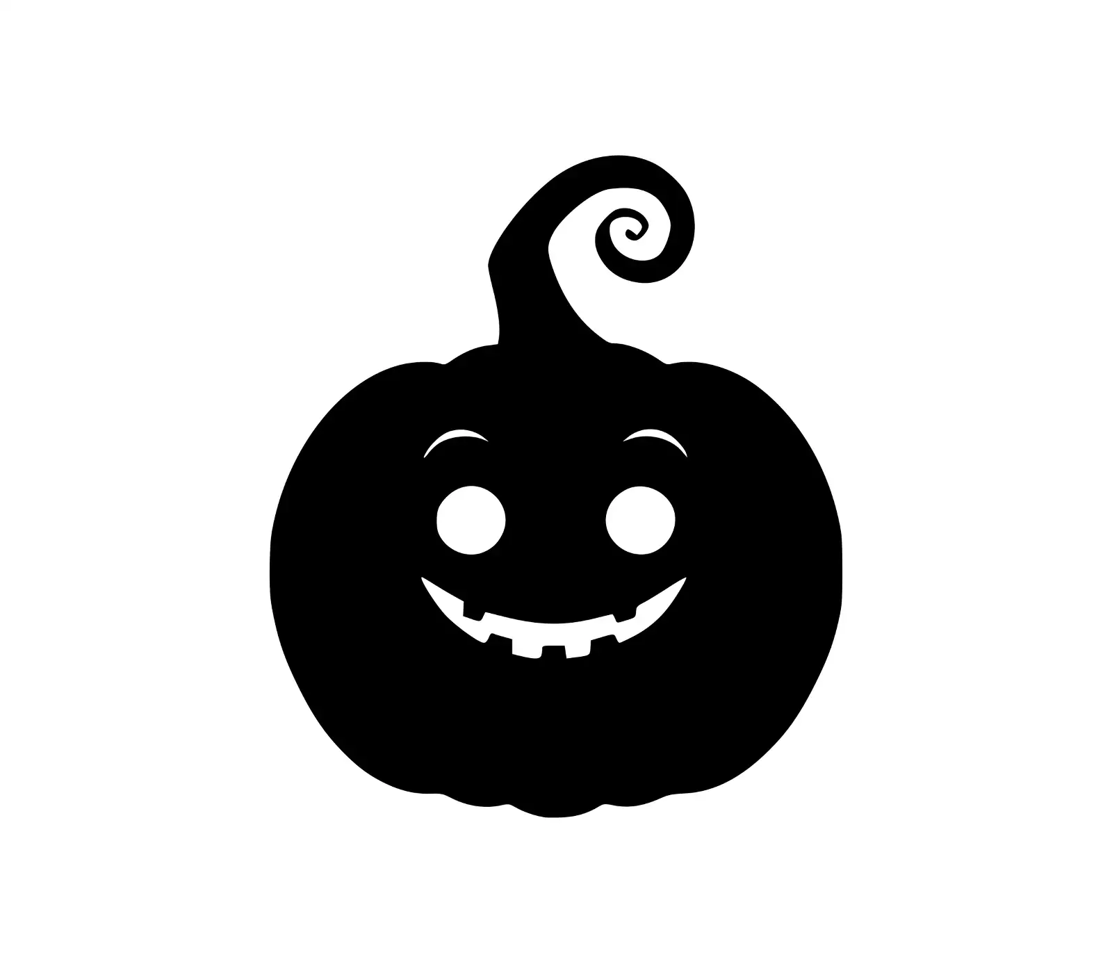 Free Pumpkin SVG: Cute Halloween Face Design