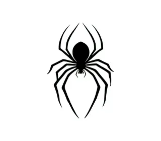 Download Menacing Black Widow Spider SVG: Perfect for Halloween Decorations, Crafts, and Spooky Web Designs