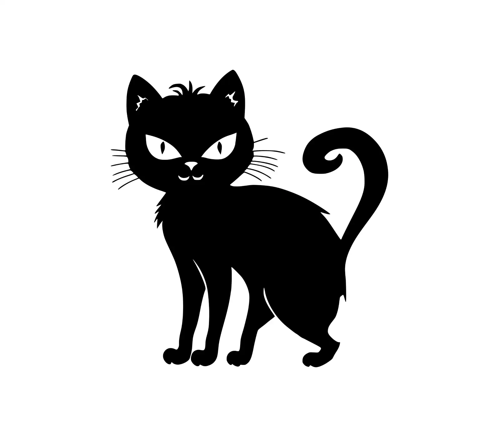 Black Cat SVG: Halloween Decor & Cat Mom Crafts