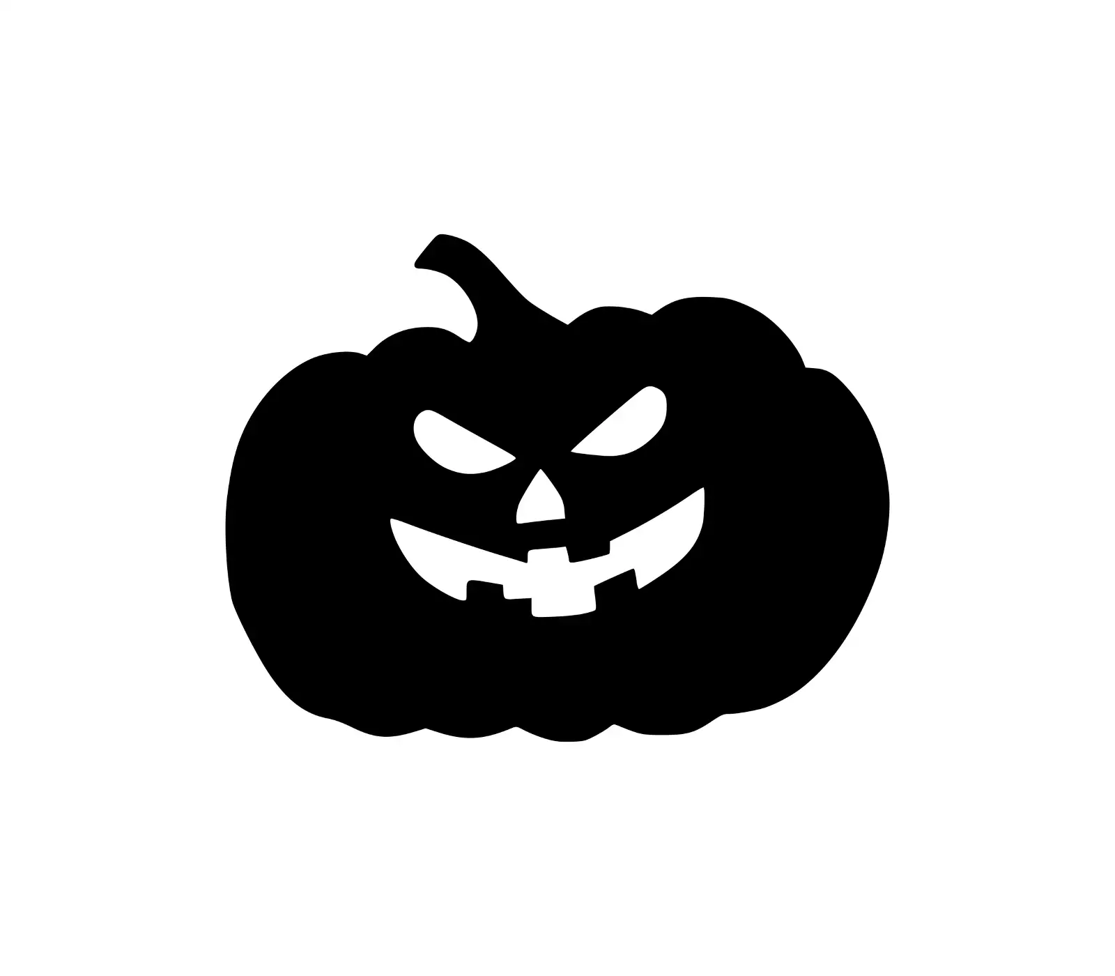 Spooky Halloween Pumpkin Face SVG | Free Download