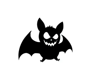 Download Spooky Cute Bat SVG: Perfect for Halloween Crafts with Cricut & Silhouette | Versatile Vector Design for DIY Decorations