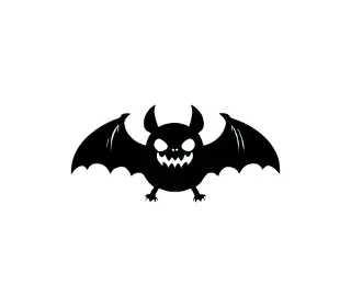 Download Adorable Bat SVG Design: Perfect for Halloween Crafts, Cricut & Silhouette Projects