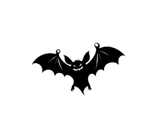 Download Spooky Halloween Bat Silhouette SVG | Cute & Versatile Design for Cricut & Silhouette Crafts