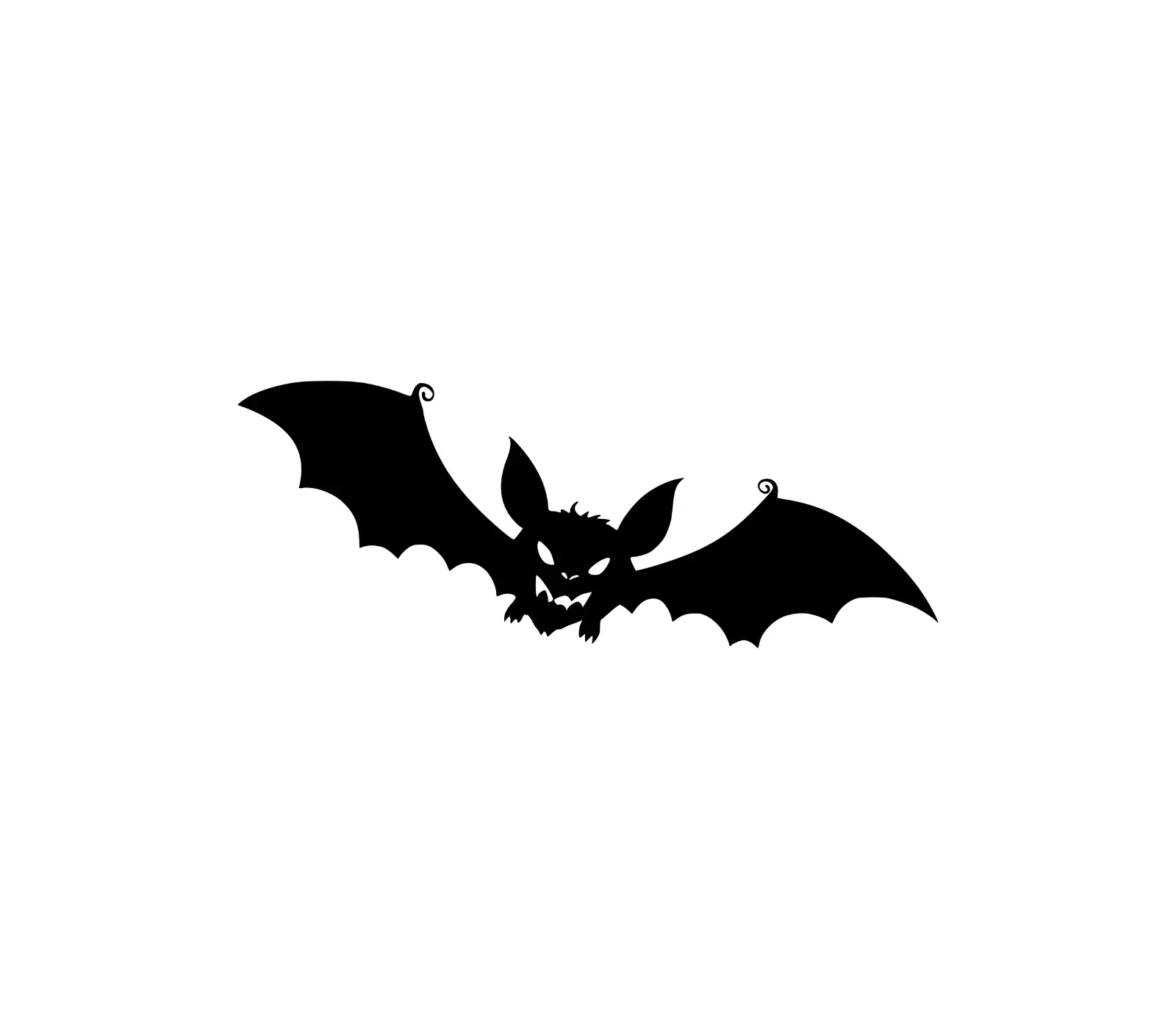 Halloween Bat SVG | Cute & Spooky Silhouette Design