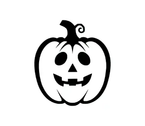 Download Pumpkin SVG Free: Spooky Halloween Pumpkin Face Design - Cute & Versatile Digital Download