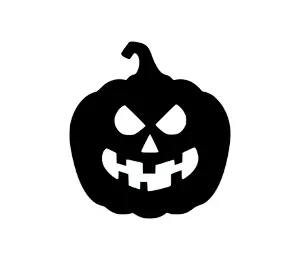 Download Spooky Halloween Pumpkin SVG | Free Jack-o'-Lantern Face Vector Graphic for Crafts & Decorations