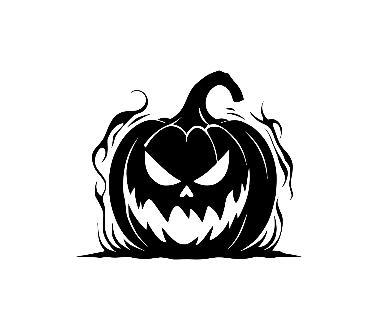 Free Spooky Pumpkin SVG for Halloween Crafts