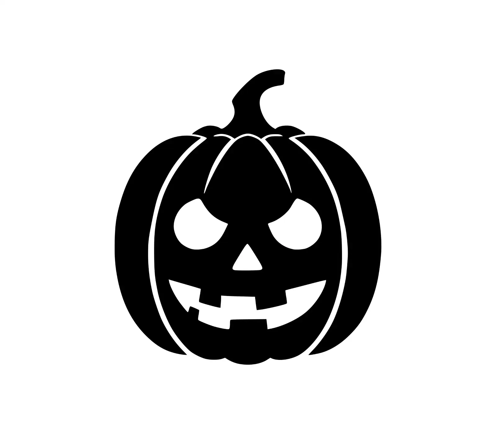 Pumpkin SVG Free: Halloween Jack-o'-Lantern Face Download