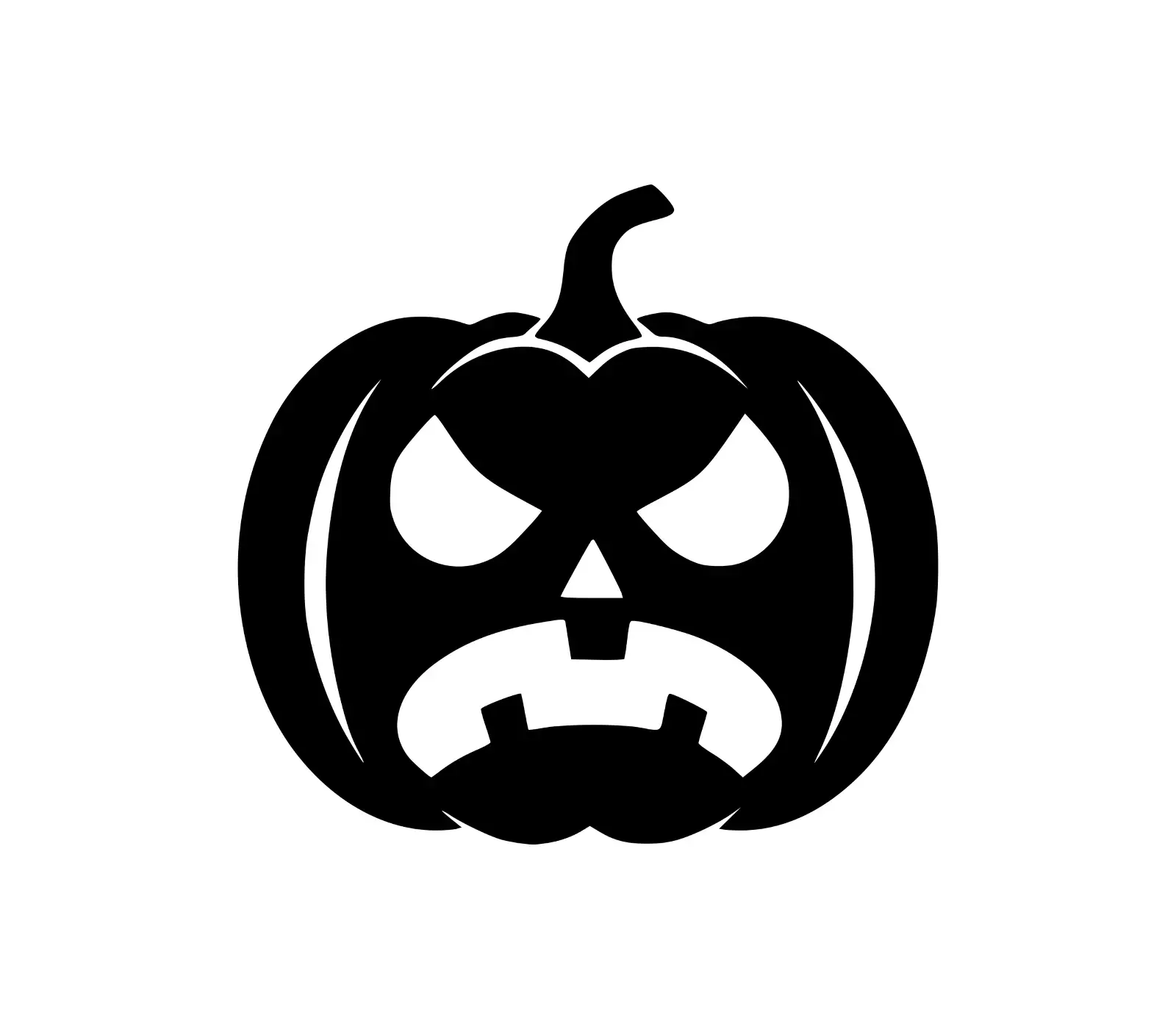 Free Spooky Pumpkin Face SVG for Halloween Crafts