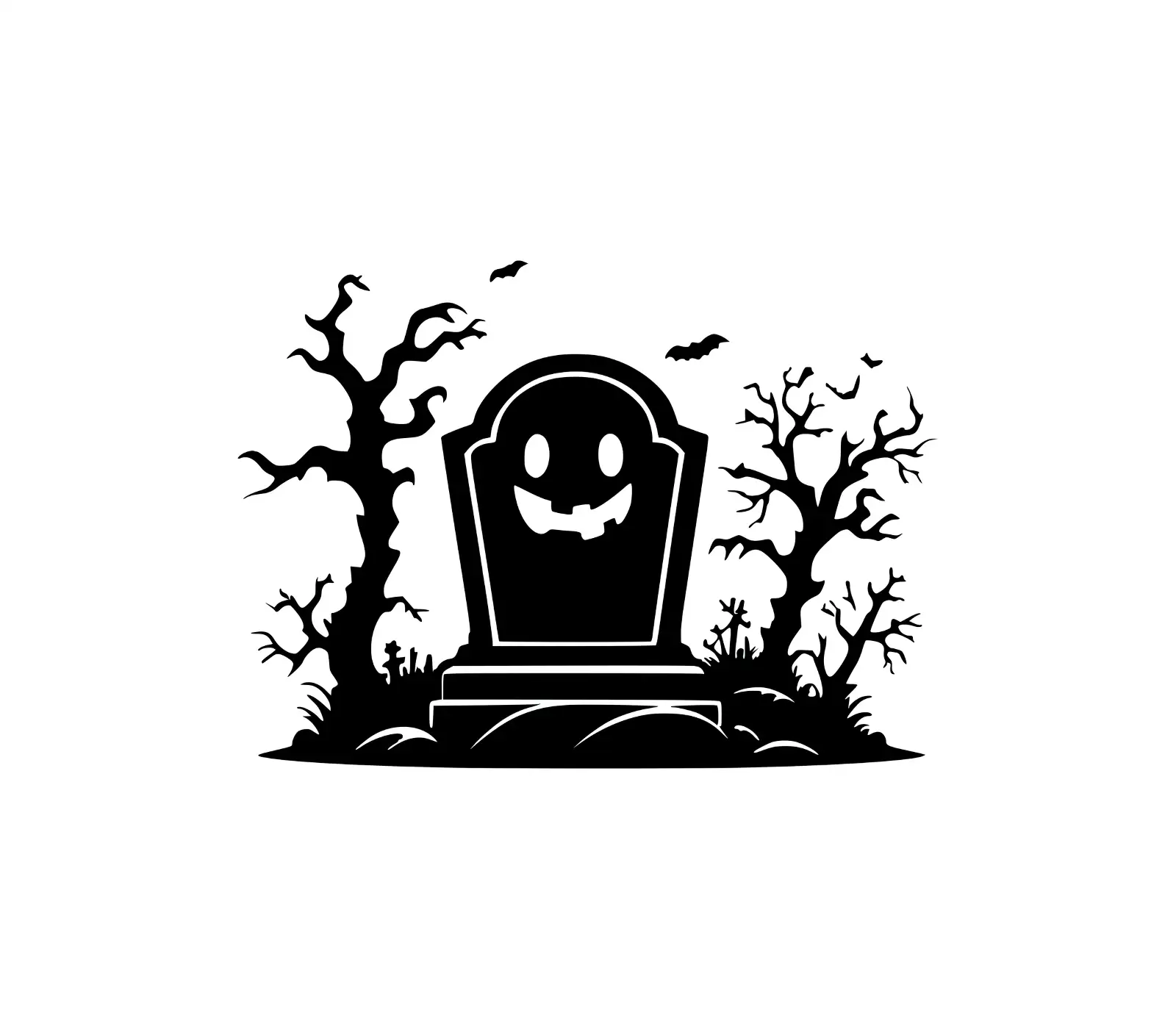 Tombstone SVG: Spooky Graveyard Vector for Halloween