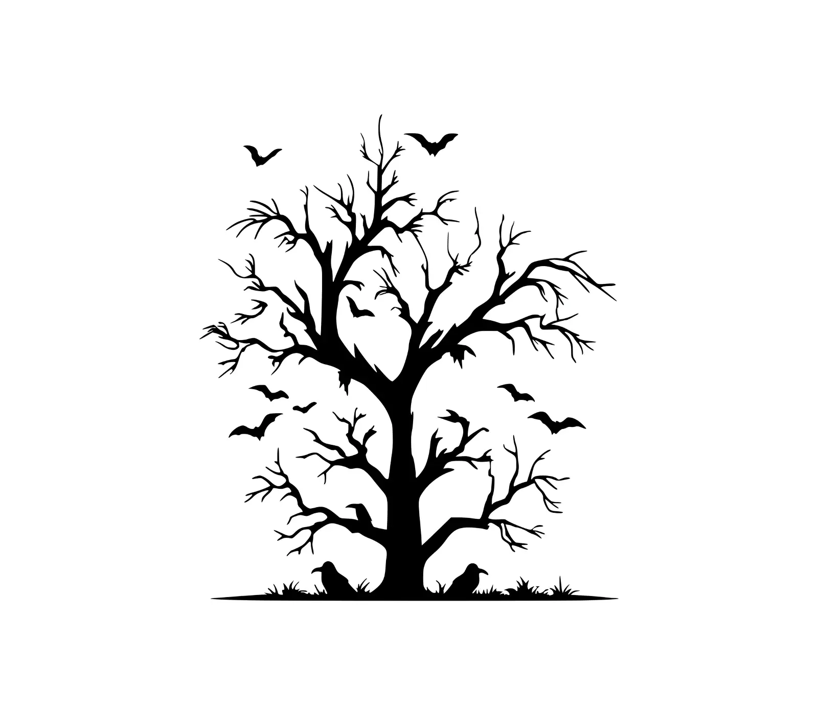 Spooky Tree SVG | Dreaming Tree Design for Halloween