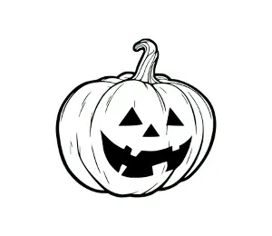 Download Pumpkin SVG Free: Classic Halloween Jack-o'-Lantern Face Design for Crafts and Decorations