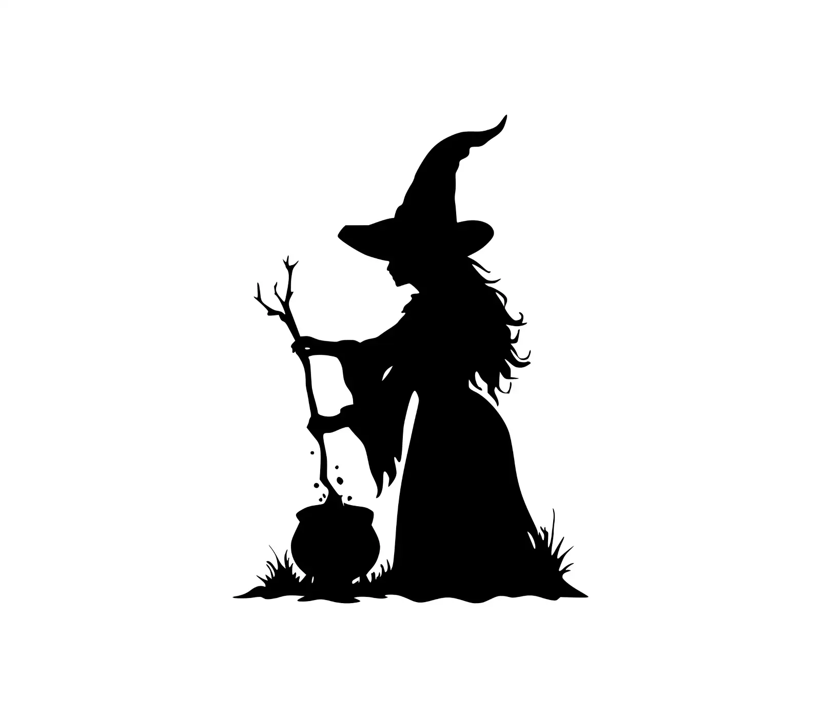 Witch Cauldron SVG | Halloween Vector Art