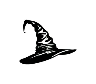 Download Bewitching Halloween Witch Hat SVG | Silhouette Vector Design for Cricut & DIY Projects