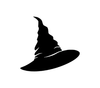 Download Witch Hat SVG | Halloween Silhouette Vector | Cute Outline Design for DIY Crafts and Decor