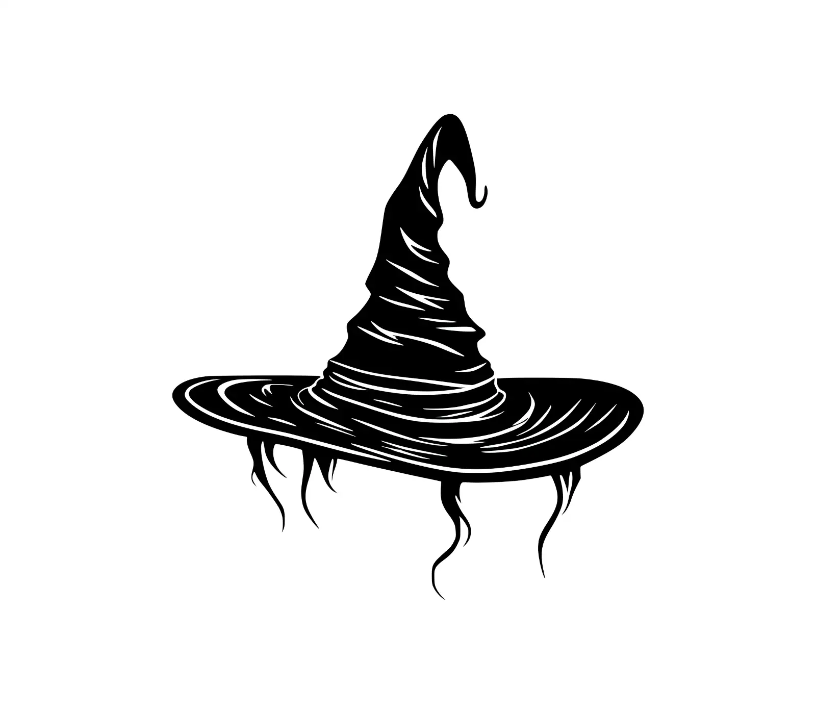 Witch Hat SVG | Halloween Silhouette Vector Art